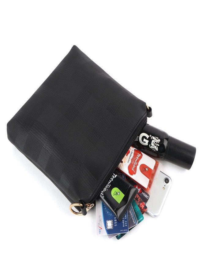 Daniel Clark حقيبة يد نسائية من دانيال كلارك / حقيبة كتف نسائية / حقيبة حمل للبنات / بنقشة جلد التمساح / حقيبة مكتب للنساء (أسود) - Image 5